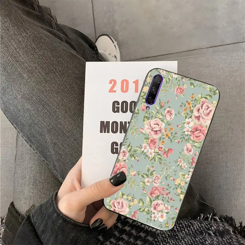 

Elegant Rose Flower Phone Case For Huawei Y6 7prime 9prime Y5 2019 Y5 Y6Prime 2018 Nova 3E mate10 20lite 20Pro funda case