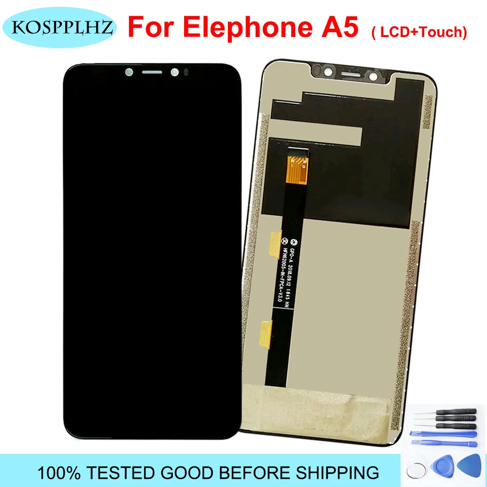 Высококачественный ЖК дисплей 6 18 дюйма для Elephone A5 + сенсорный экран дигитайзер
