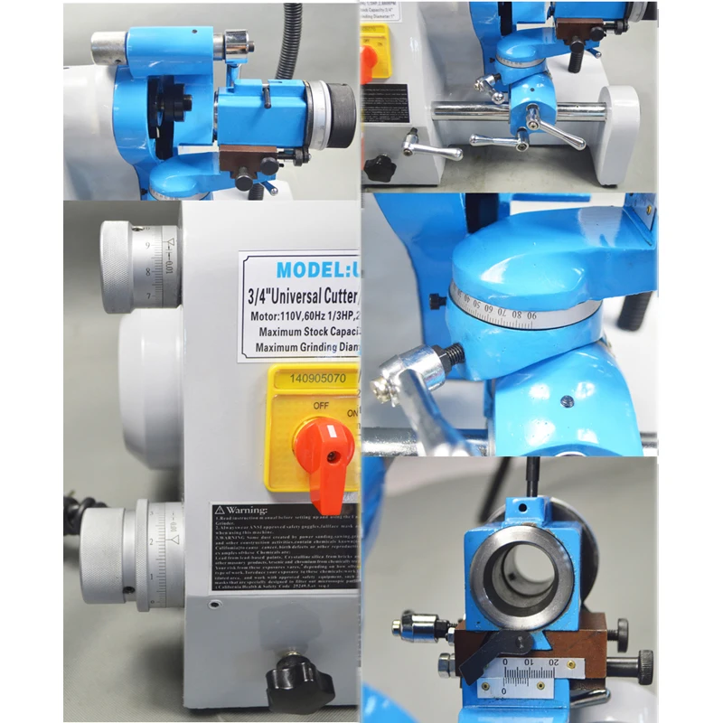 CE 220V U3 R8 Collets Универсальный резак шлифовальный станок точилка для сверления