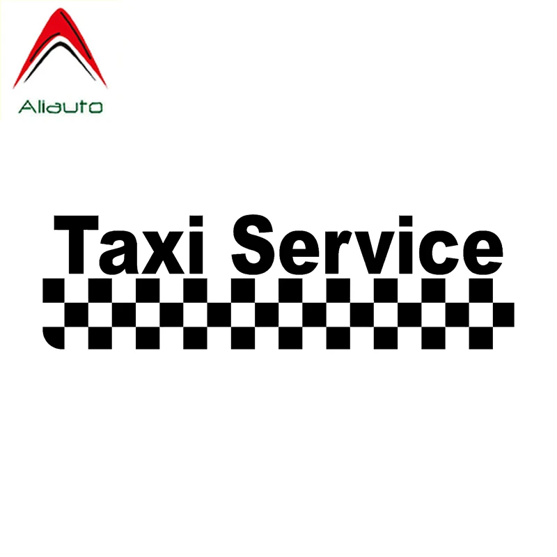 

Aliauto Fashion Car Sticker Taxi Service Magnet Vinyl Motorcycles Decoration Sunscreen Waterproof Reflective Decals,15cm*4cm