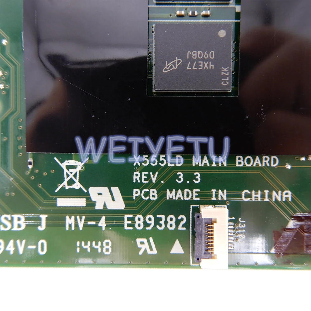 

X555LDB EDP interface 4G RAM Motherboard REV3.3 For ASUS X555LJ X555LD X555L A555L K555L F555L Laptop Mainboard Tested Working