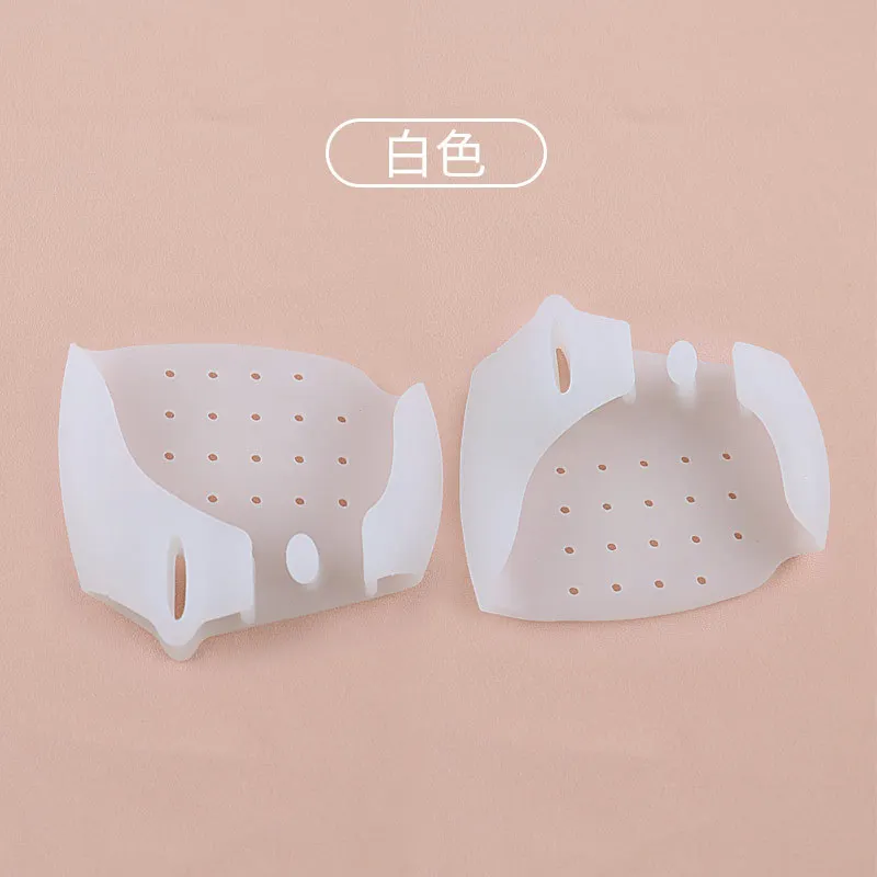 

2pcs/pair Forefoot Pads Comfortable Soft Gel Bunion Corrector Protector Toe Straightener Toe Separating Silicone Toe Separators