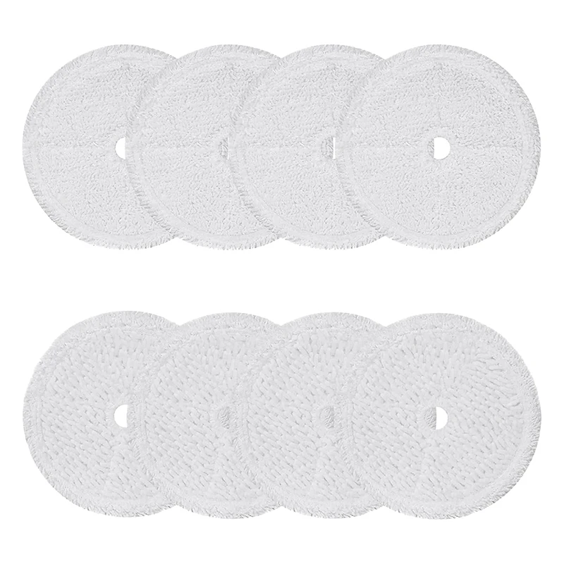 

AD-Mop Pads Replacement for Bissell 3115 SpinWave Hard Floor Expert Wet and Dry Robot Vacuum Cleaner(4 Soft+4 Scrubby)