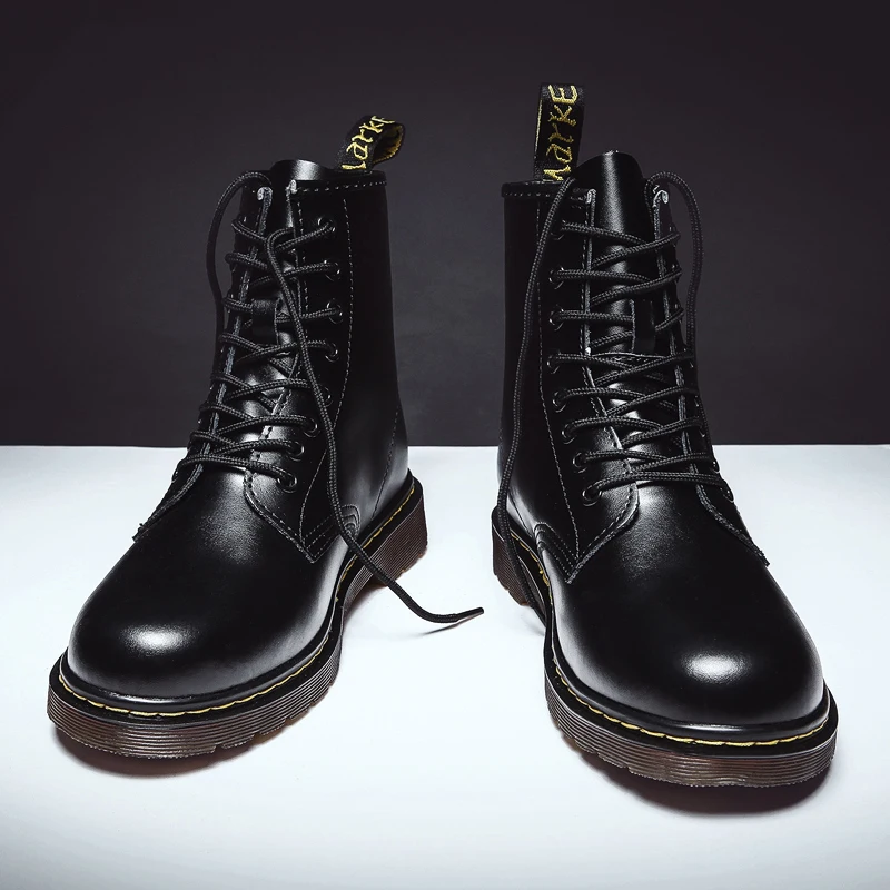 Мужские уличные ботинки Matin черные водонепроницаемые кроссовки для пары