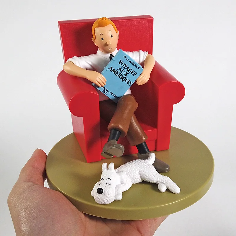 

Tintin Sitting Sofa Ver PVC Figure Collectible Model Toy