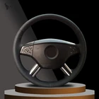 Чехол рулевого колеса ручной работы из искусственной кожи для Mercedes-Benz W164 M-Class ML350 ML500 2005 2006 X164 GL-Class GL