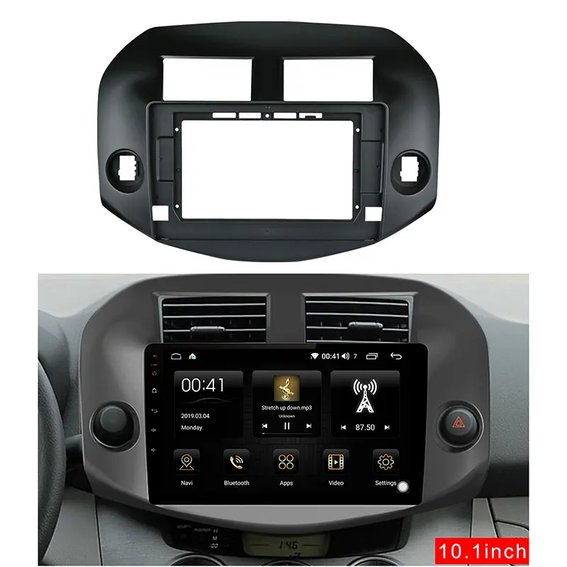 LEXXSON 10 1 дюйма автомобильная Мода для TOYOTA Rav4 2007 2011 автомобильный Dvd 2 Din фасция аудио