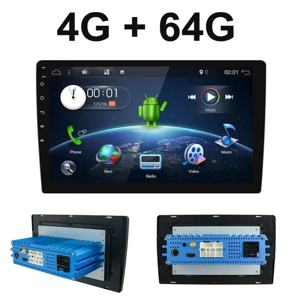 1 din Android 9,0 Восьмиядерный PX6 автомобильный Радио Стерео gps Navi Аудио Видео плеер блок ПК Wifi BT HDMI AMP 7851 OBD DAB+ SWC 4G+ 64G