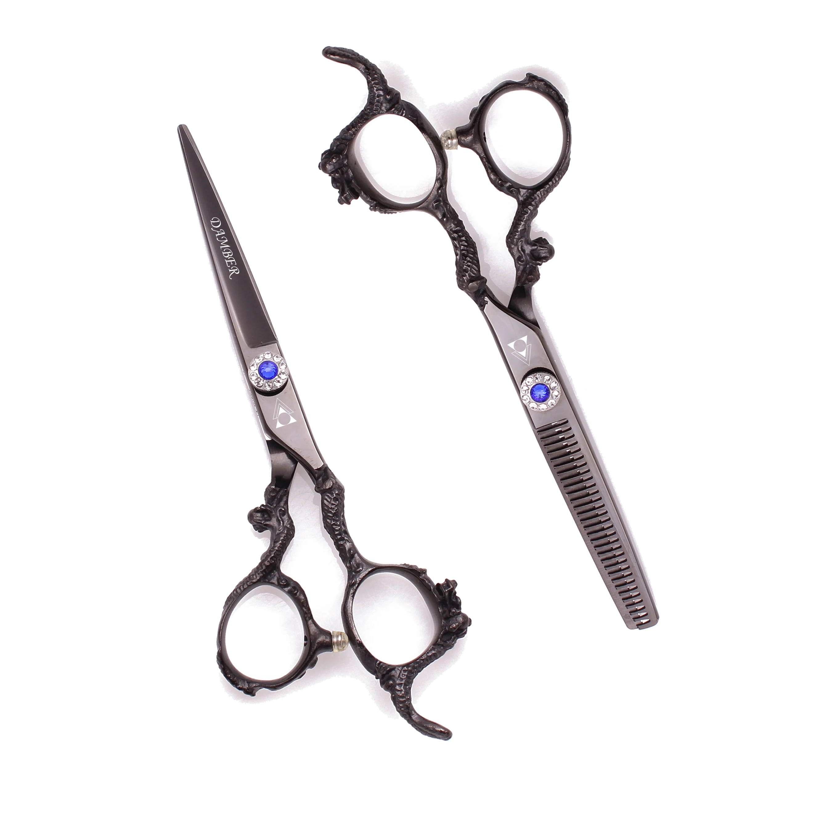 5 6 ножницы для стрижки волос 440C Профессиональные Парикмахерские филировочные