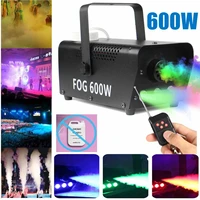 3led 600w remote control smoke machine mini red blue green mixed color fog machine for car disco bar stage performance show 220v