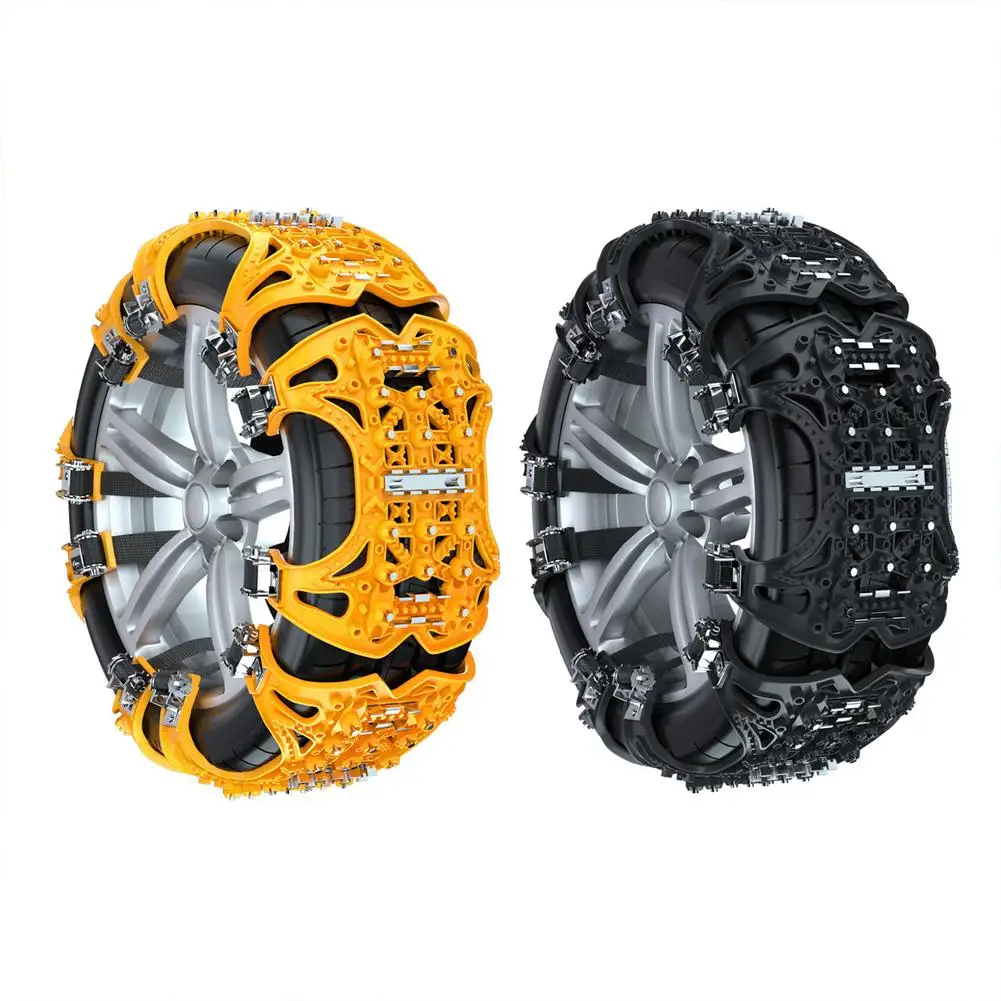 

Auto Maintenance Tools Mini Car Snow Chain For 165-285mm Tire Width With Installation Tool 6-piece Car Tire Snow Chain Universal
