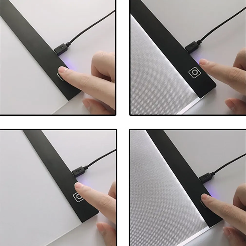 

CHIPAL A4 Digital Drawing Tablet Graphic Tablets LED Light Box Pad Electronic USB Tracing Art Copy Board Writing Painting Table