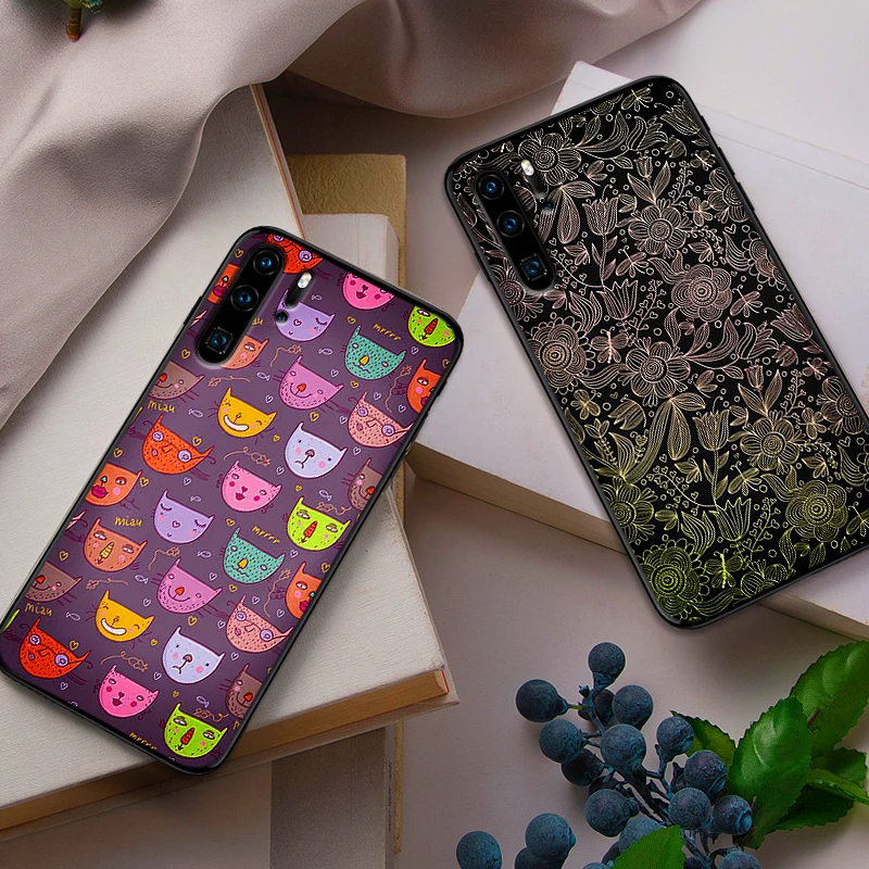 Для huawei Y6 Y7 2018 Y9 Prime 2019 Коврики 10 20 Pro Nova2 3 4 Lite Nova 2i 3i 5i крышка сумки Картина чехол для