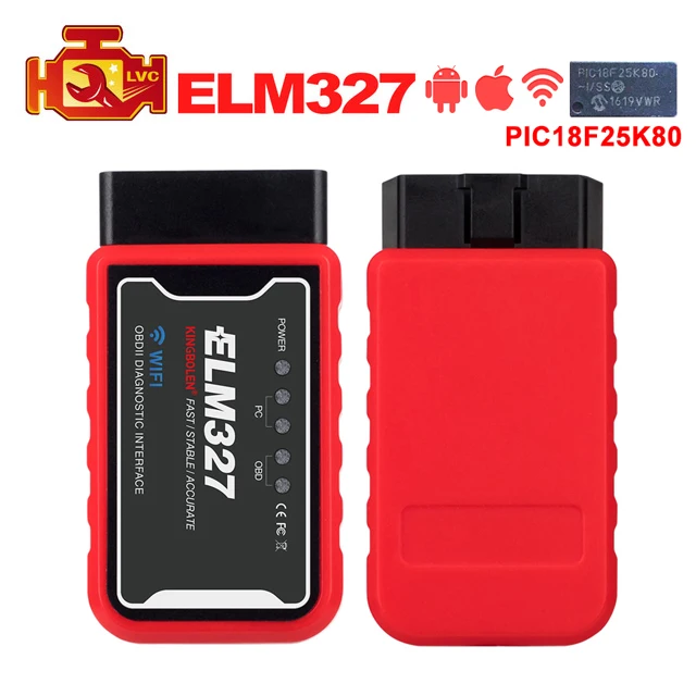 ELM327 Bluetooth/WiFi V1.5 PIC18F25K80 чип OBDII диагностический инструмент IPhone/Android ELM 327 V 1,5 OBDSCAN сканер считыватель кода