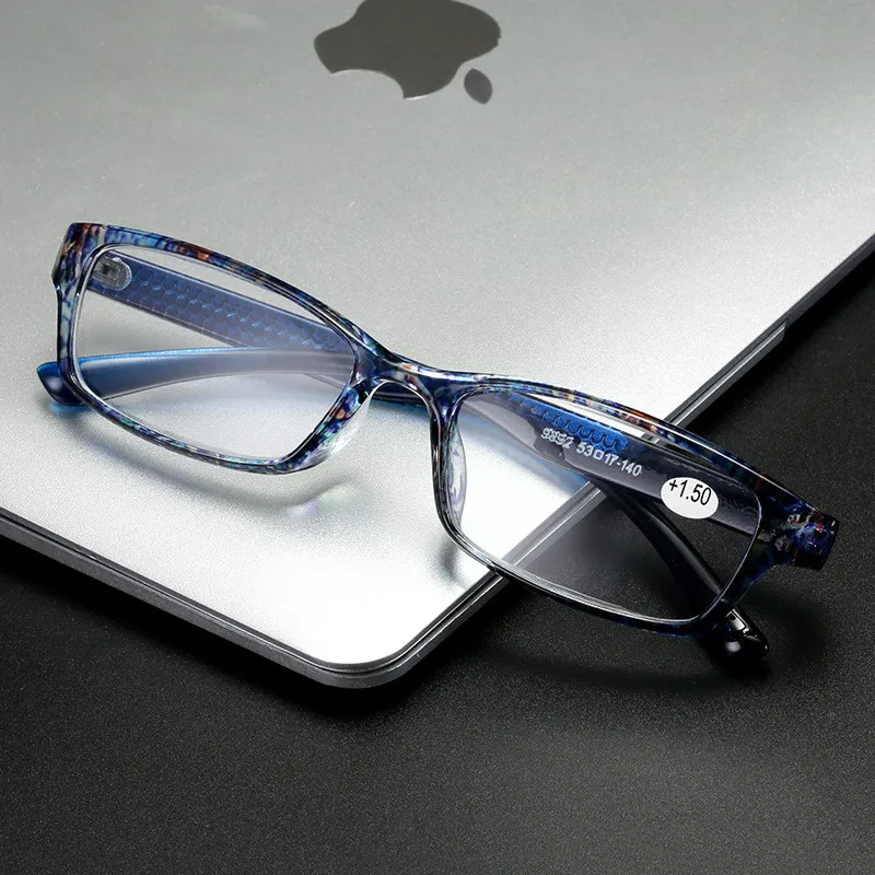 

Fashion Trendy Priting Reading Glasses Women Presbyopia Eyeglasses Men Hyperopia Eyewear Square +1.0+1.5+2.0+2.5+3.0+3.5+4.0