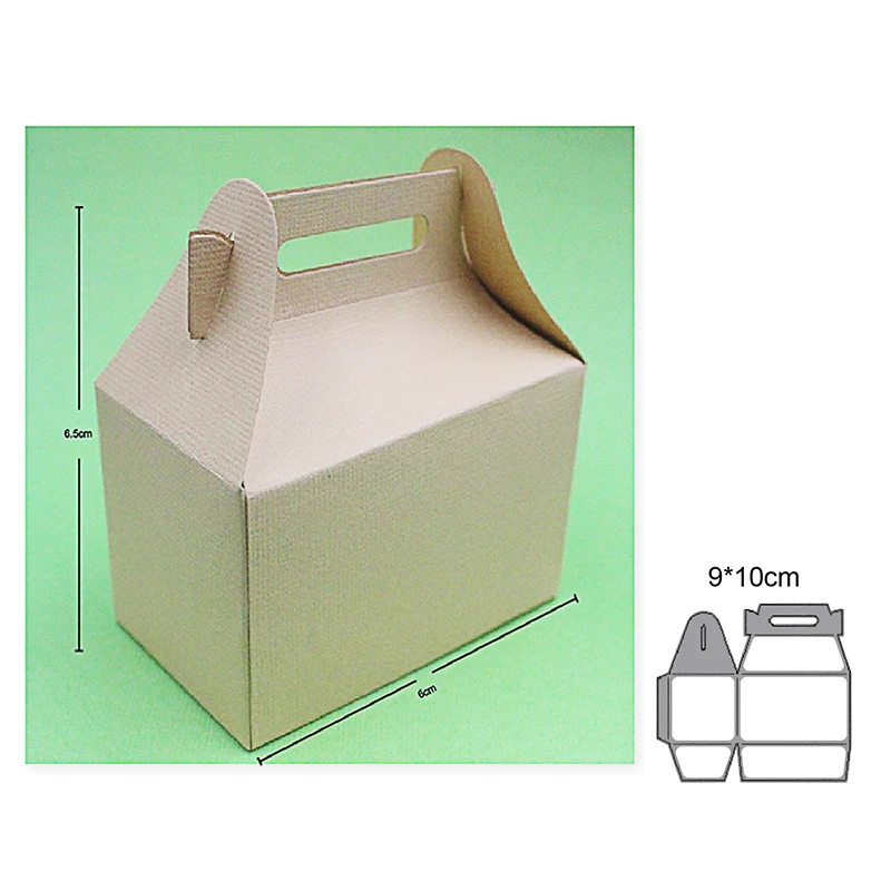 Ремесленные металлические штампы высечки 3D коробка сумка украшения Скрапбукинг