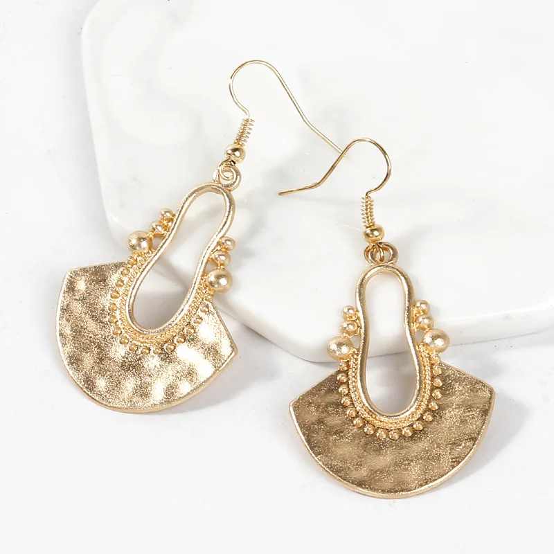 Винтажные богемные индийские этнические висячие серьги с капельными бусинами