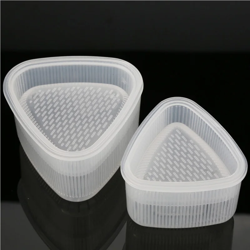 2 pcs Transparent Practical Kitchen Bento Decorating Sushi Onigiri Mold Food Press Triangular Form Rice Ball Maker Accessories | Дом и сад