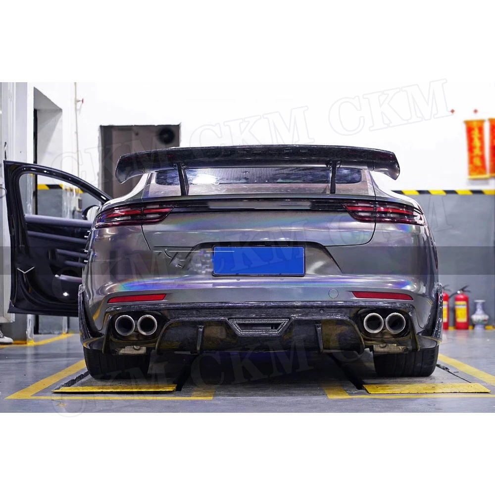 Для Porsche Panamera 971 2017-2019 сухой карбоновый комплект для тела Передние Губы