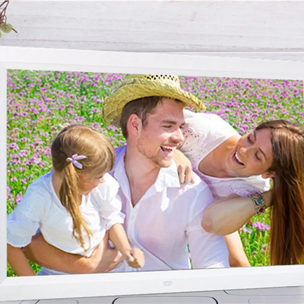 HD Цифровая фоторамка электронный альбом 17 дюймов передние сенсорные кнопки