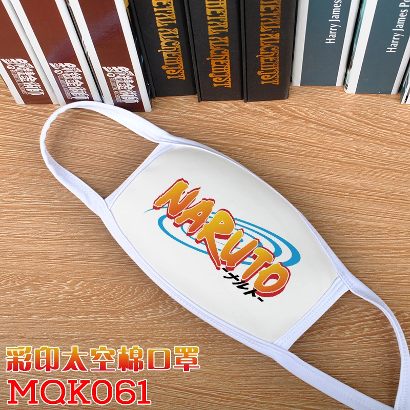 Аниме Наруто лист деревня Акацуки Учиха Косплей хлопковая маска Полулицо рот