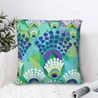 peacock2 square pillowcase cushion cover spoof home decorative polyester throw pillow case for room nordic 4545cm
