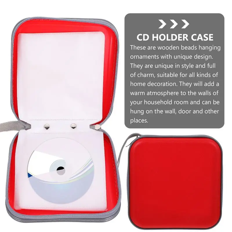 

40 Capacity CDs Case Movie Storage Pouch Car Organizer Disc Storage Case