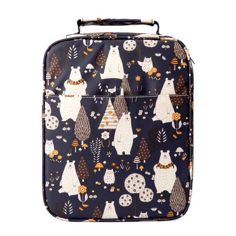 150 отверстий слот большой емкости мультяшный цветочный принт