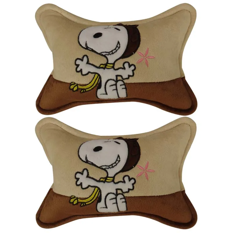 Искусственный плюш Snoopy авто аксессуары ручка декоративное приспособление ручной тормоз рулевого управления подголовник солнцезащитный козырек Snoopy - Цвет: 2pcs