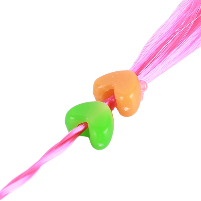 

Girls Rainbow Hair rope Elastic hair bands thread ribbon hair bows Tassel Ponytail rubber band ties For kids Hair Accessories