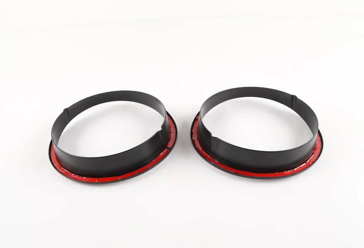 Черный цвет вид спереди головной светильник лампа кольцо крышки отделка ForJee Wrangler