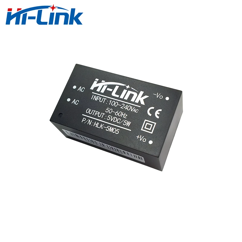 Бесплатная доставка 20 штук * HLK 5M05 220V входное напряжение 5W 5V 1A Выход AC DC/DC