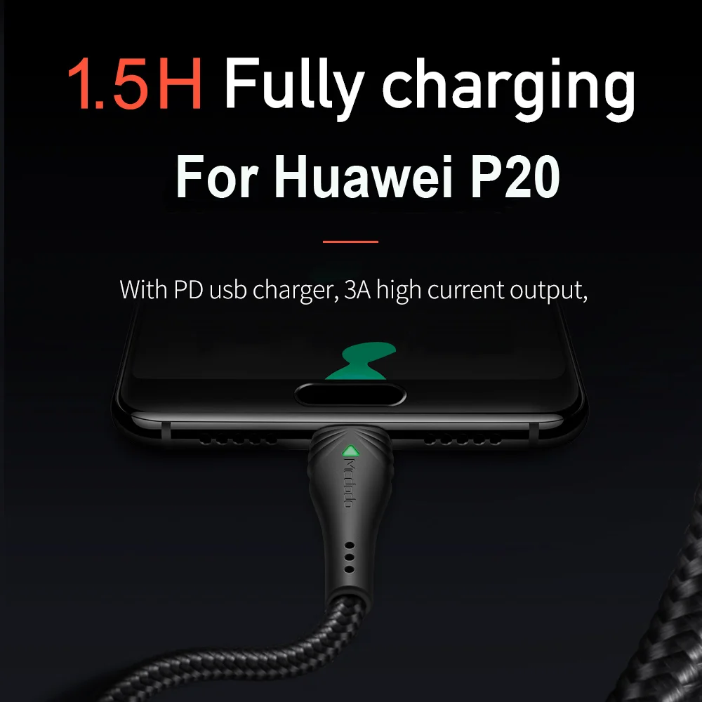 Зарядный кабель MCDODO 60 Вт 3 А USB Type C|Кабели для мобильных телефонов| |