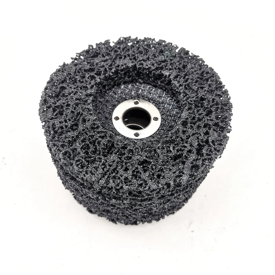 

4X 4" Poly Strip Disc Car Paint Rust Removal Clean Grinder Wheel 46 Grit Durable