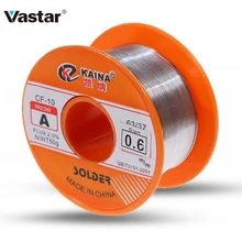 Vastar 0,8 мм 100 г олова сварочная проволока горячего расплава канифольное ядро проволочного припоя 63/37 поток 2.0% 0,8/1/1,2/1,5/2 мм паяльник для подключения к олова, а так же 30 г, 50 г