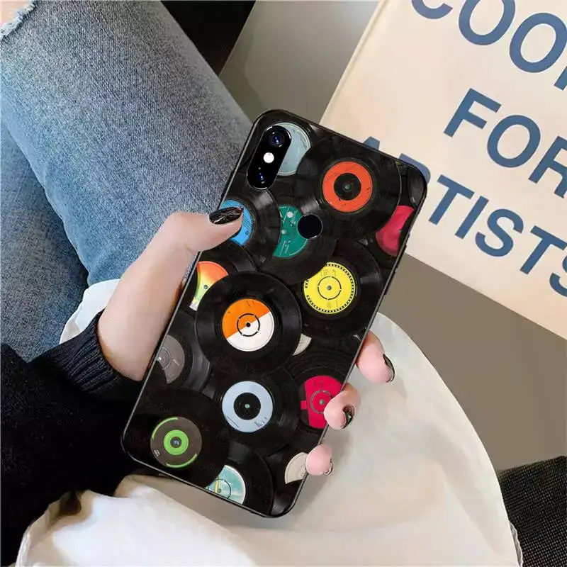 

Retro record cartoon Phone Case For Xiaomi Redmi note 7 8 9 t max3 s 10 pro lite funda shell coque cover