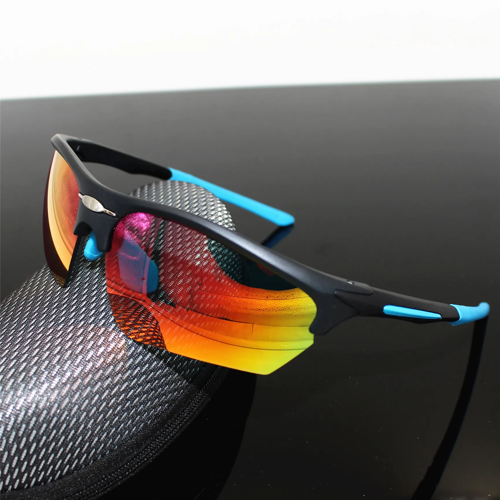 Уличные спортивные очки MTB Gafas, очки для мужчин и женщин, модные очки для бега, очки для велосипеда, велоспорта, горных солнцезащитных очков - Цвет: 6a