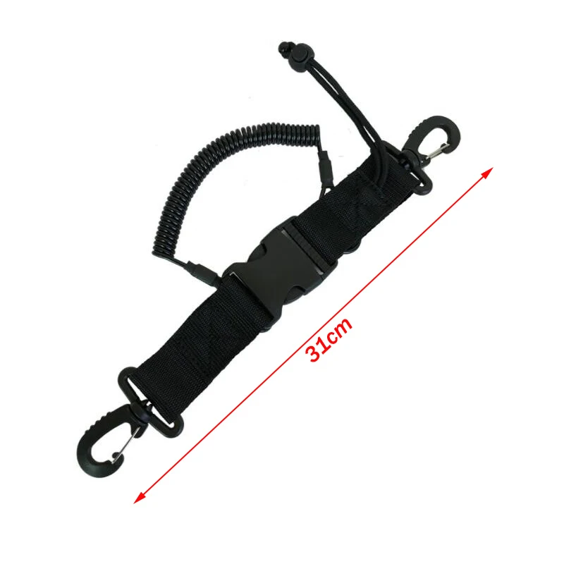 

Scuba Diving Dive Canoe Camera Lanyard With Quick Release Buckle And Clips For Under Kayaking Swimming Sports Accessory New Tool