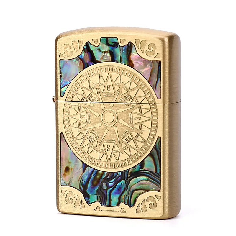 

Super metal lighter men's gift high end packaging kerosene firearm ignition stability