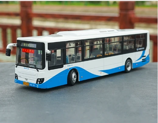 A Специальный литой металл 1/43 Шанхай Shenwo моделирование автобус модель настольный дисплей Коллекция игрушек для детей - Цвет: A