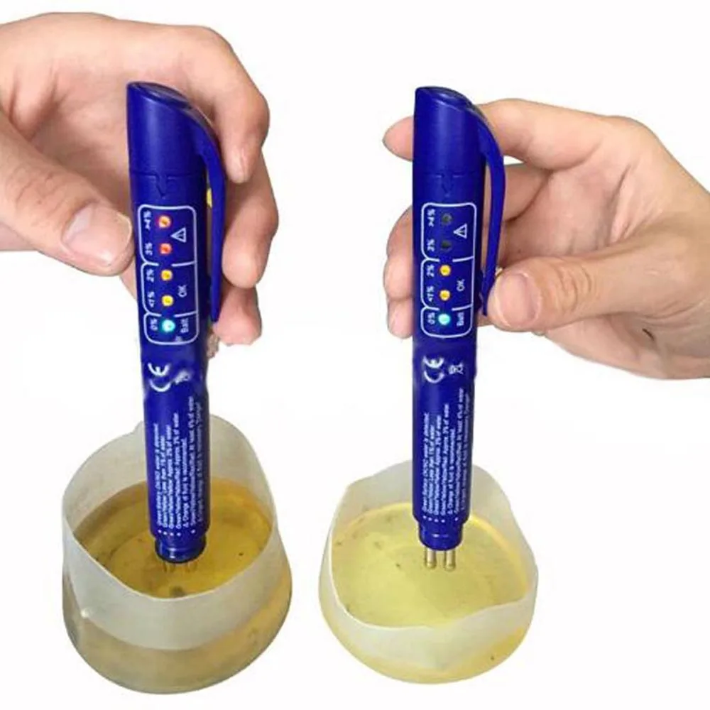 Тестер тормозной жидкости ручка для проверки светодиодный дисплей