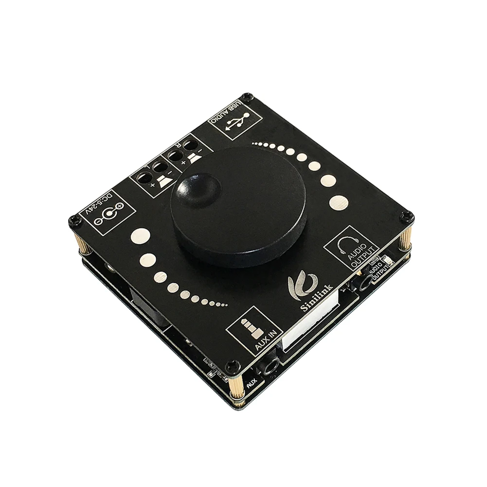 

New Bluetooth-compatible 2*50W AUX XY-AP50H Digital Power Amplifier Board 2.0 CH Stereo Home Music Wireless Module Audio AMP