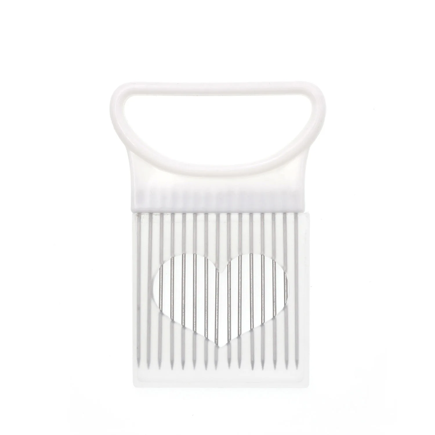 Многоцелевой резчик лука Нержавеющая сталь вилка для прибор резки фруктов