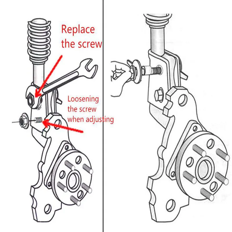 12mm Wheel Alignment Camber Bolt 10.9 Eccentric Adjustment Screw Car repair Tools | Инструменты