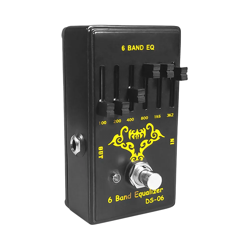 Electric Guitar Effect Pedal 6 Band Equalizer Effect Pedal Guitar Accessories