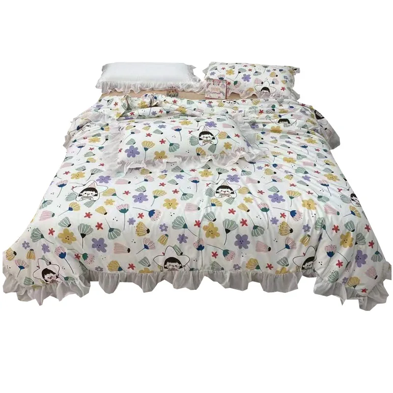 

of 2021 the wind snow spinning lace summer princess han edition was 4 times fresh small broken flower wholesale 4 times