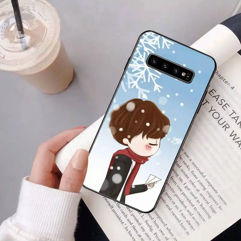 

Couple Luxury Brand Case Phone Case Back Shell For Samsung Galaxy S8 S9 S10e S20 PLUS J6 J600 Cases Cover