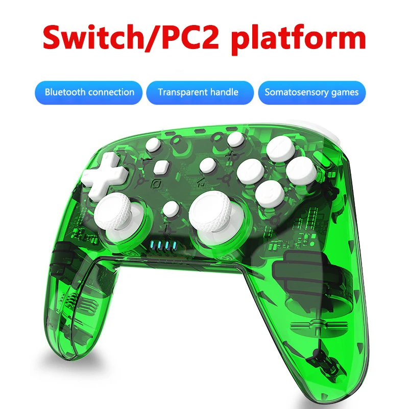 Прозрачный беспроводной переключатель контроллер для Nintendo Switch/Switch Pro NS Switch Remote PC