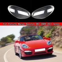 for porsche macan boxster 987 20092011 xenon car front headlight cover lamp headlamp cover shell mask lampshade lens glass