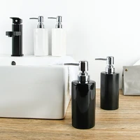 ceramic bottle custom toilet press sub bottling cosmetic hand sanitizer bottle shampoo shower gel bottle